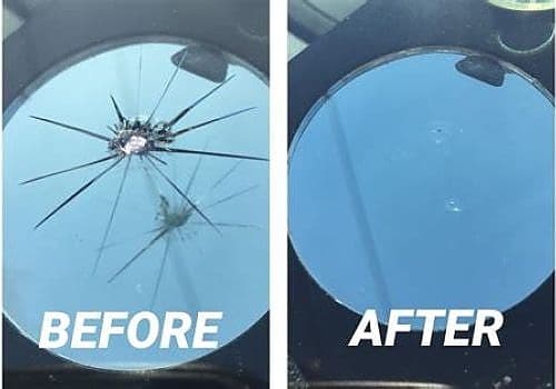 Glass Ding provides glass inspection for vehicles with damage.
